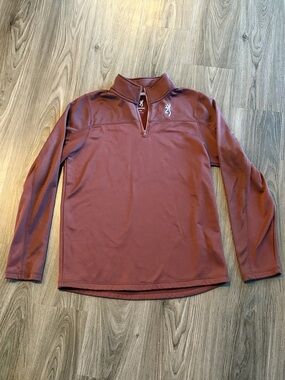 Browning Men's Quarter-Zip Colared Sweatshirt